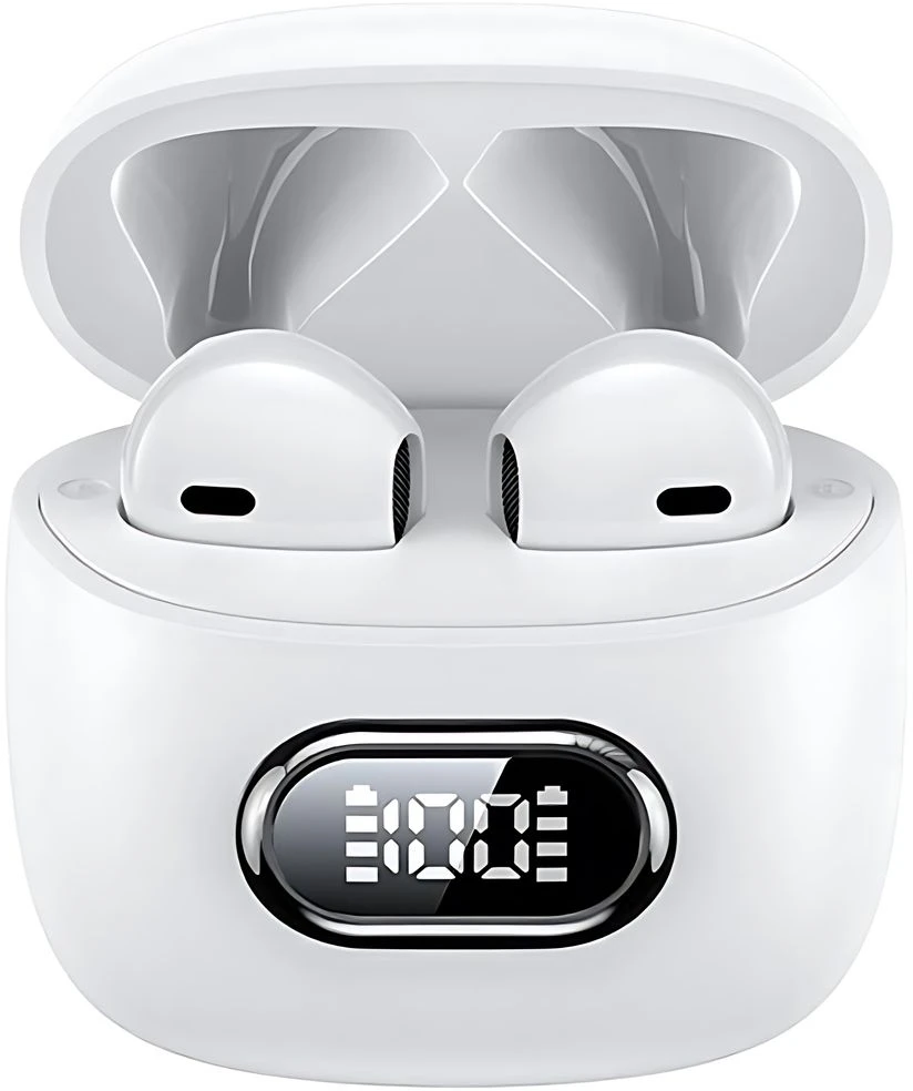 USAMS Bluetooth 5.3 TWS IA II Series belaidės ausinės violetinės spalvos BHUIAII03 (USAMS-IAII15)