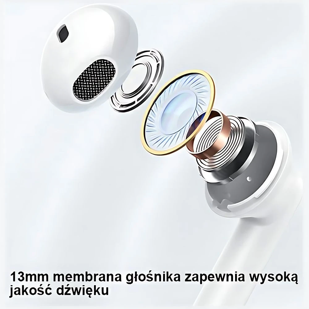 USAMS Bluetooth 5.3 TWS IA II Series belaidės ausinės violetinės spalvos BHUIAII03 (USAMS-IAII15)