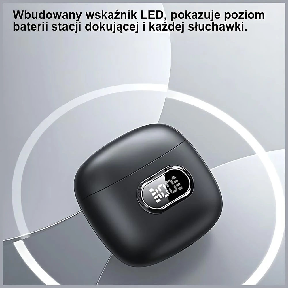 USAMS Bluetooth 5.3 TWS IA II Series belaidės ausinės violetinės spalvos BHUIAII03 (USAMS-IAII15)