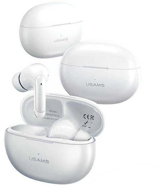 USAMS Bluetooth 5.3 Ausinės TWSX-Don Series Dual mic ENC belaidės juodos spalvos BHUXD01