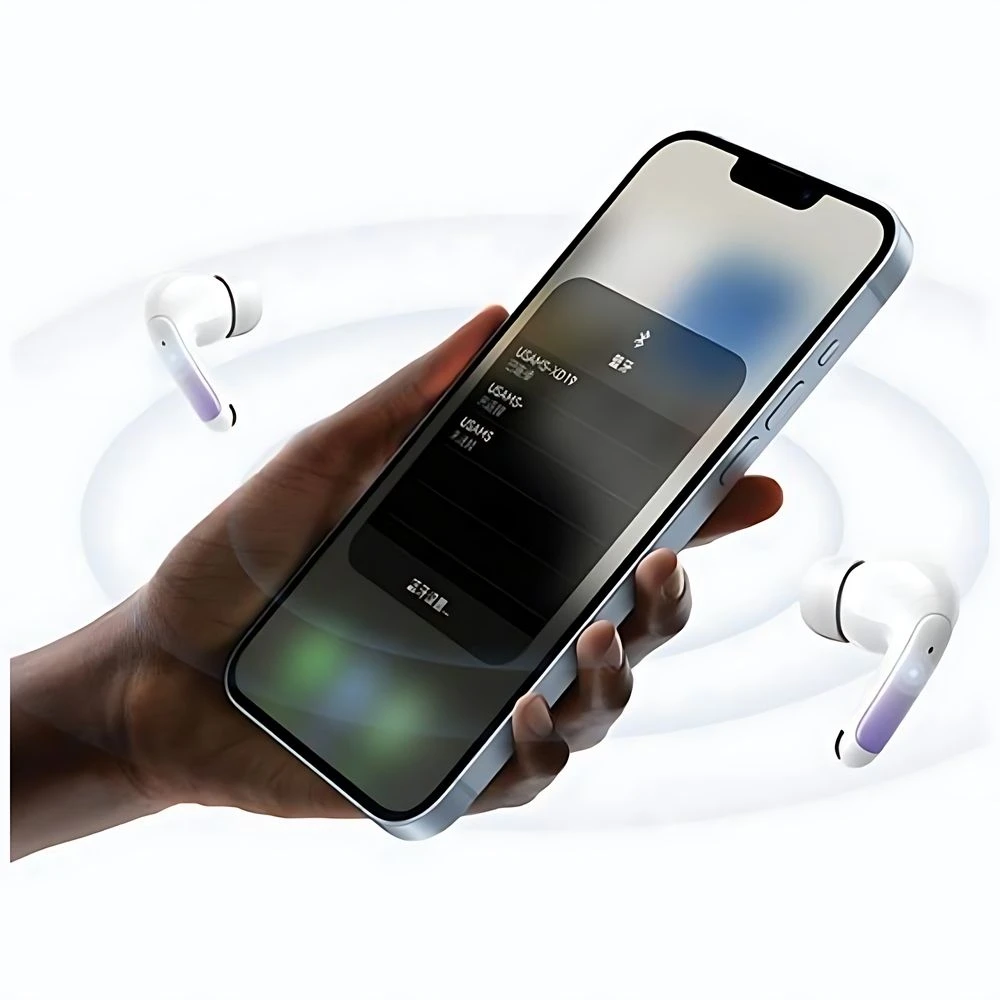 USAMS Bluetooth 5.3 TWS X-donseries ENC belaidės ausinės baltos spalvos BHUENCXD02 (US-XD19)