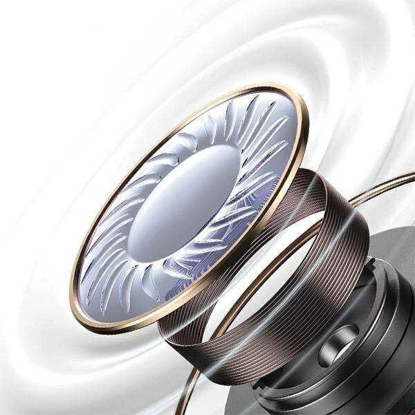 USAMS Bluetooth 5.3 Ausinės TWSX-Don Series Dual mic ENC belaidės juodos spalvos BHUXD01