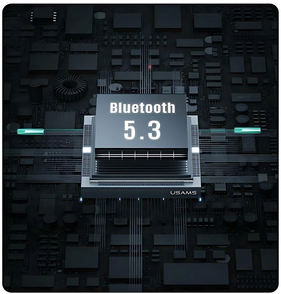USAMS Bluetooth 5.3 TWS X-don series ENC Belaidės ausinės Violetinė Gradient/Violetinė Mėlyna BHUEN