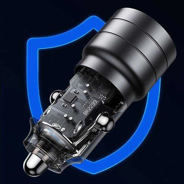 Usams C36 USB A+C 95W greitas automobilinis kroviklis