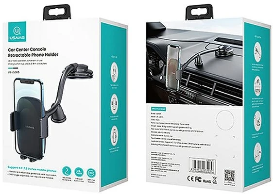 USAMS Car Mount for Dashboard juodos spalvos ZJ065ZJ01 (US-ZJ065)