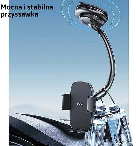 USAMS Car Mount for Dashboard juodos spalvos ZJ065ZJ01 (US-ZJ065)