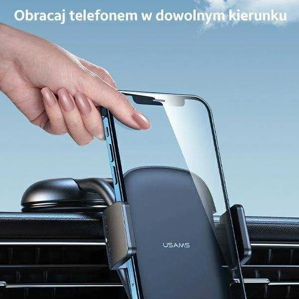 USAMS Car Mount for Dashboard/Windshield juodos spalvos ZJ063ZJ01 (US-ZJ063)