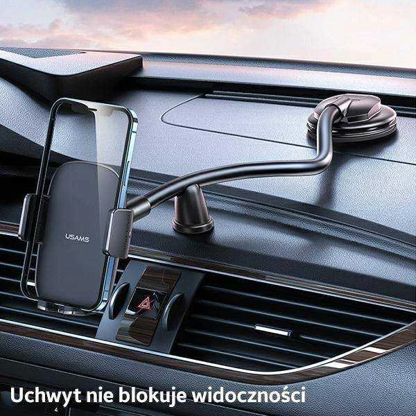 USAMS Car Mount for Dashboard juodos spalvos ZJ065ZJ01 (US-ZJ065)