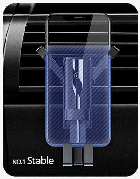 USAMS Gravity Holder for Ventilation Grille juodos spalvos ZJ058ZJ01 (US-ZJ058)