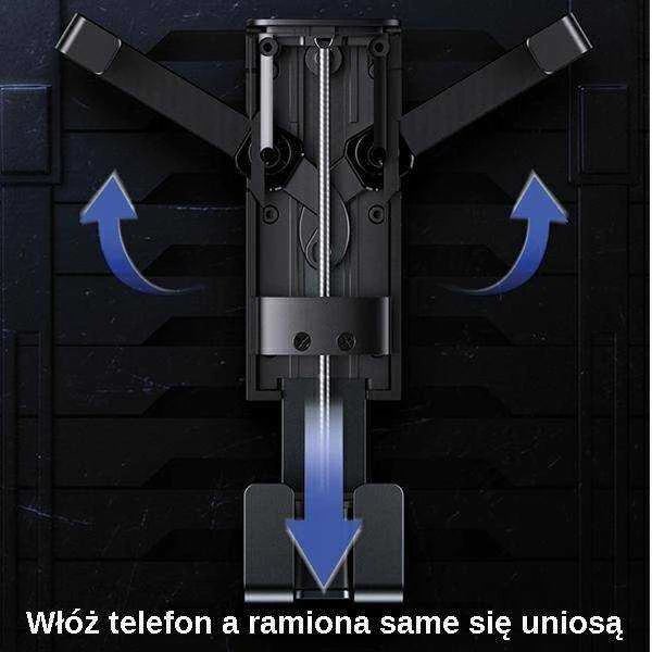 USAMS Gravity Holder for Ventilation Grille juodos spalvos ZJ058ZJ01 (US-ZJ058)