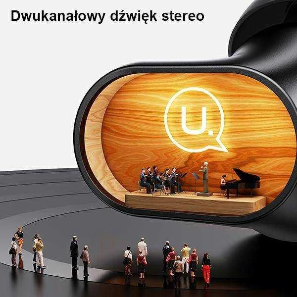 Ausinės Usams BH11 mini TWS, raudona