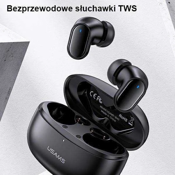 Ausinės Usams BH11 mini TWS, raudona
