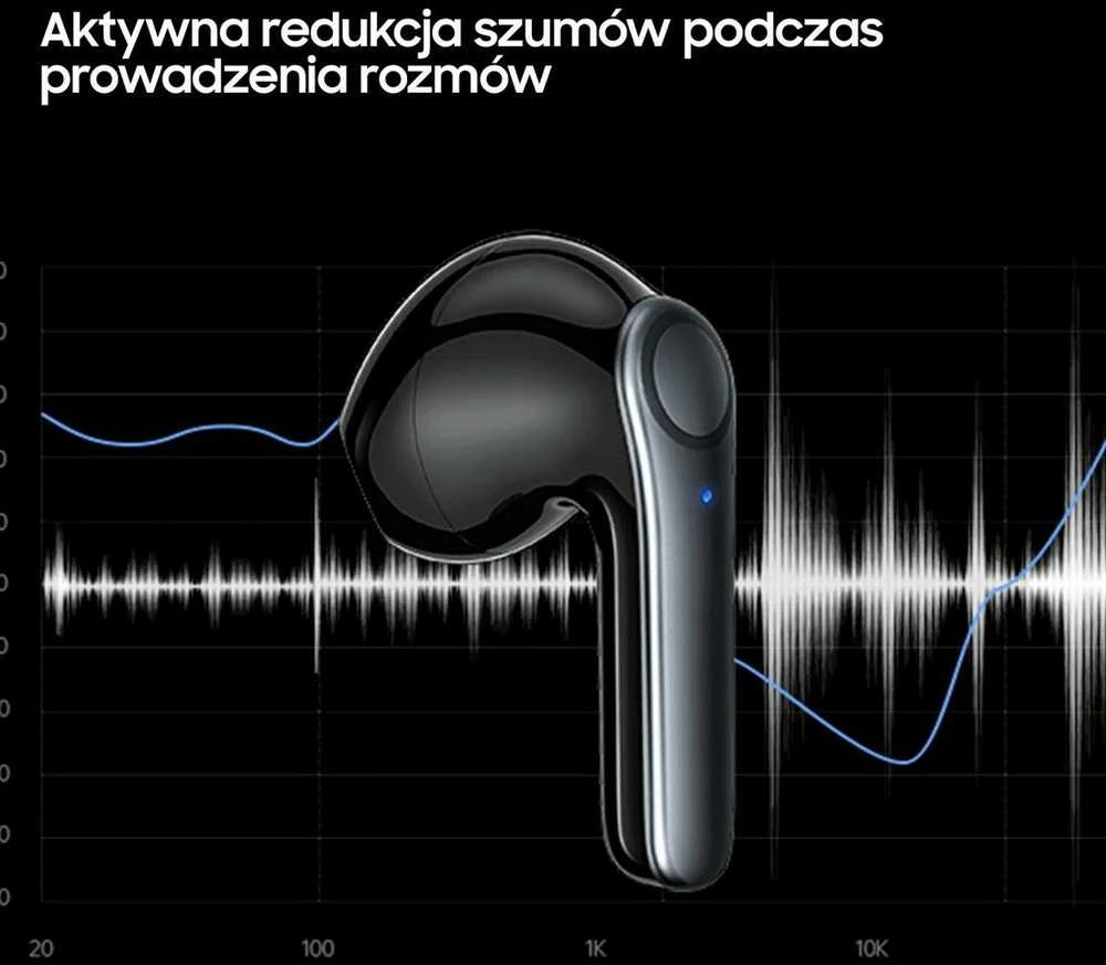 USAMS XH09 TWS belaidės ausinės, Mėlyna