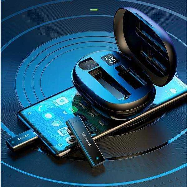 USAMS belaidis prisegamas mikrofonas ENC 2.4G USB-C ZB243MKF01 (US-ZB243)
