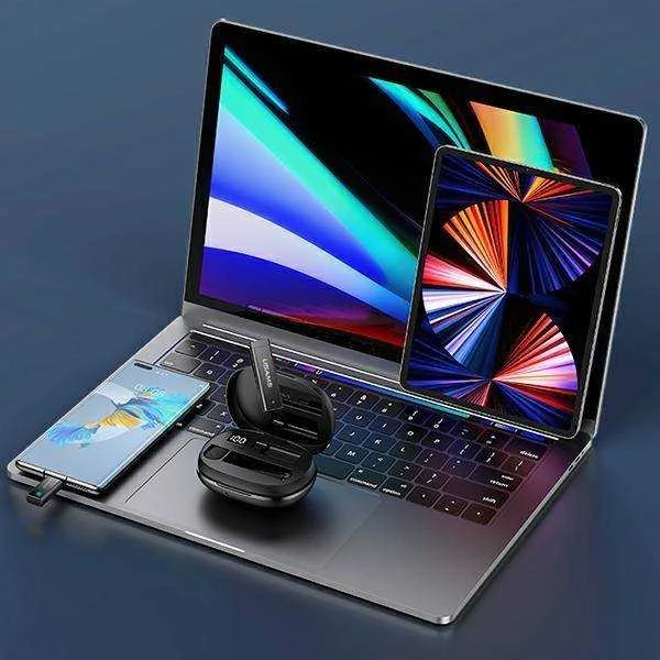 USAMS belaidis prisegamas mikrofonas ENC 2.4G Lightning ZB244MKF01 (US-ZB244)