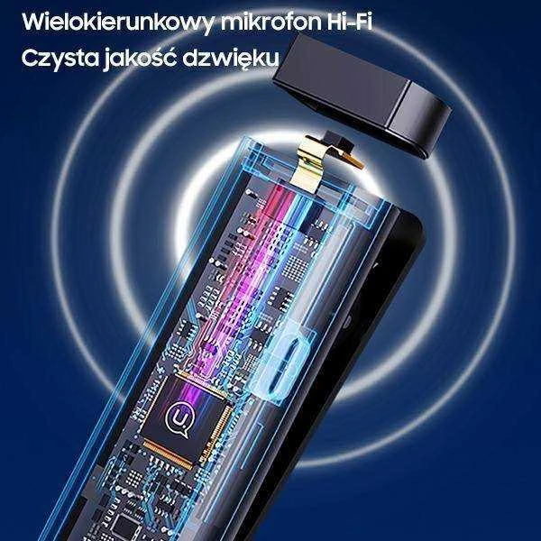 USAMS belaidis prisegamas mikrofonas ENC 2.4G USB-C ZB243MKF01 (US-ZB243)