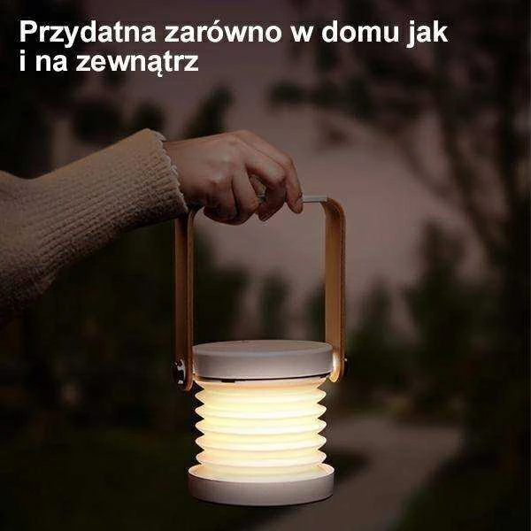 USAMS daugiafunkcinė naktinė LED lempa baltos spalvos ZB249YH01 (US-ZB249)