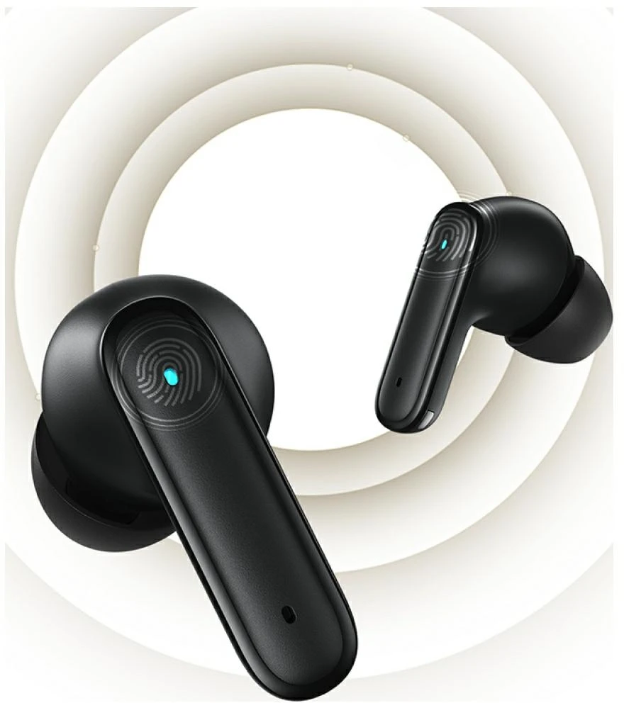 USAMS E05 TWS belaidės ausinės Bluetooth 6.0 juodos