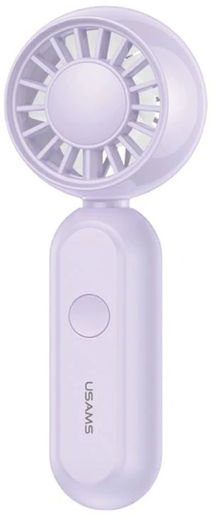 USAMS Folding ZB365 1200mAh rankinis ventiliatorius, violetinis