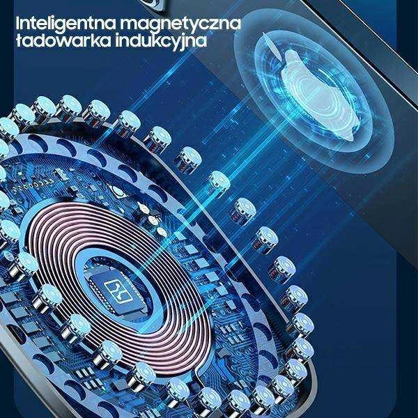 USAMS CD-159 belaidis magnetinis įkroviklis 15W, Balta