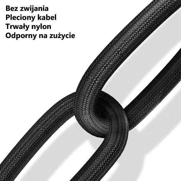 USAMS Kabelis pintas U33 lightning 1,2m2A Fast Charging rožinės spalvos SJ360USB03 (US-SJ360)