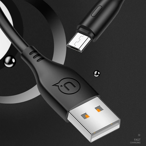 USAMS U18 microUSB 2A Fast Charge Kabelis 1m juodos spalvos SJ268USB01 (US-SJ268)Zapytaj ChatGPT