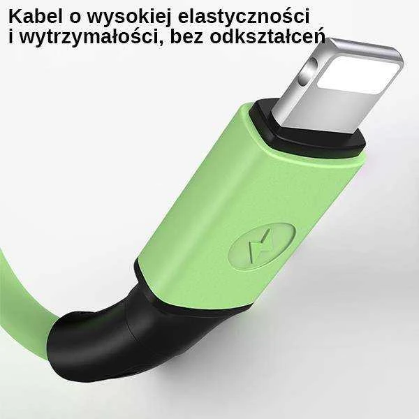USAMS U52 Lightning 2A greito įkrovimo kabelis 1m violetinis SJ434USB04 (US-SJ434)