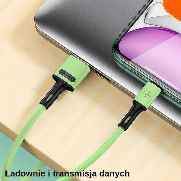 USAMS U52 USB-C 2A Fast Charge Kabelis 1m violetinės spalvos SJ436USB04 (US-SJ436)