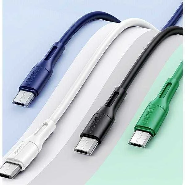 USAMS U68 microUSB 2A Fast Charge 1m juodos spalvos SJ502USB01 (US-SJ502)