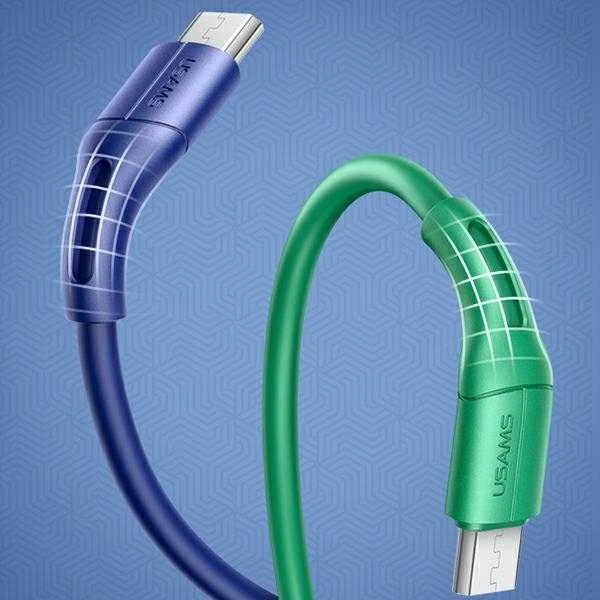 USAMS U68 microUSB 2A Fast Charge 1m juodos spalvos SJ502USB01 (US-SJ502)
