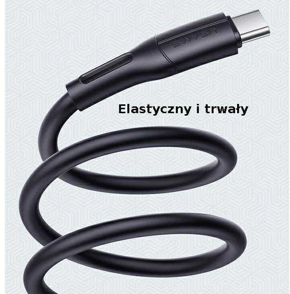 USAMS U68 USB-C 2A greito įkrovimo 1m mėlynas SJ501USB03 (US-SJ501)