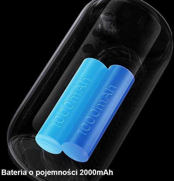 USAMS YC Series Bluetooth 5.0 10W waterproof wireless kolonėlė with lanyard juodos spalvos YC01