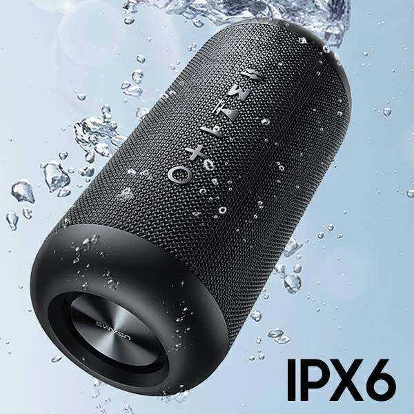 USAMS YX serijos „Bluetooth 5.0“ 10 W nešiojama lauko belaidė kolonėlė YX8YG01 (US-YX008)