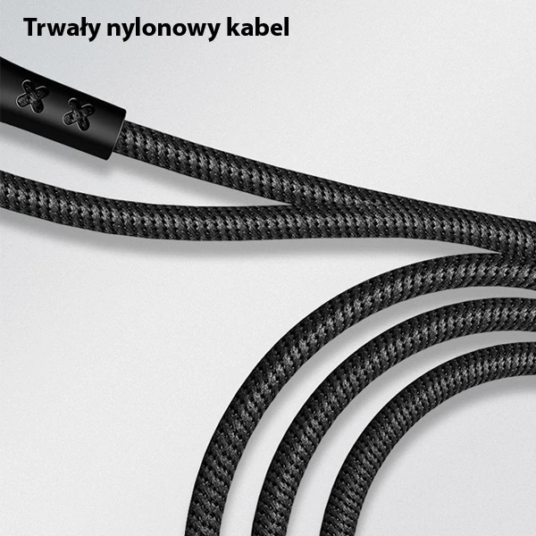 USAMS pintas U-Tone microUSB kabelis 1.2m, su išjungimo funkcija, 2A, greito įkrovimo, juodos spalvos SJ346USB01 (US-SJ346)