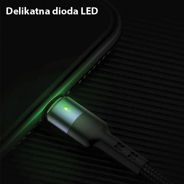USAMS Pintas laidas U26 3in1 0.35m 2A greitas įkrovimas (lightning/microUSB/USB-C) SJ410USB01 (US-SJ410)