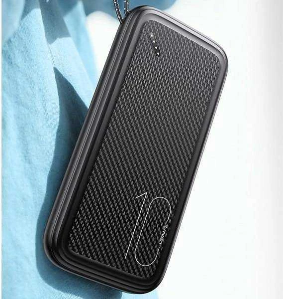 USAMS POWERBANK CD150 WITH BELT 10000MAH Baltas