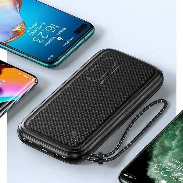 USAMS US-CD150 PB56 2X-USB 10000mAh Juodas