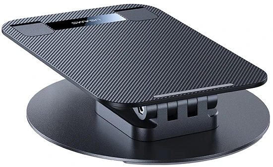 USAMS Desk stand skirtas phone/tablet 4.7-12 inches juodos spalvos ZJ80ZJ01 (US-ZJ080)