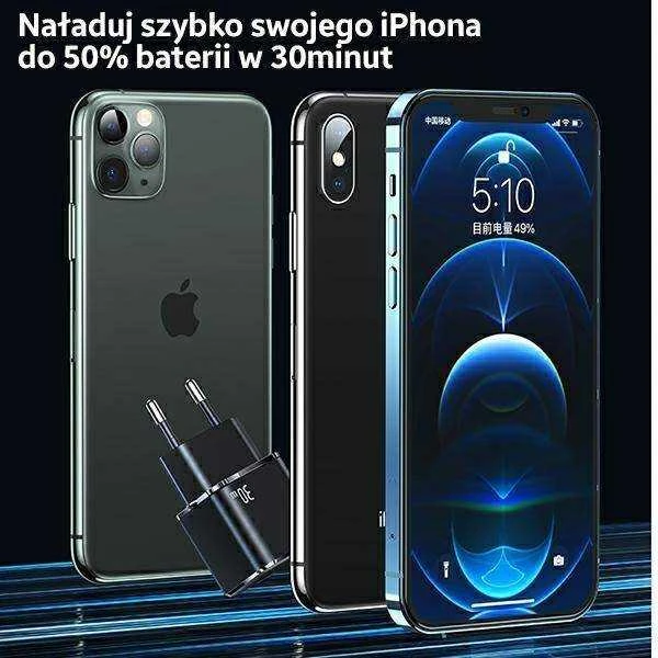 USAMS Tinklo įkroviklis 1xUSB-C T45 30W PD3.0 Fast Charging +kabelis U63 USB-C/Lightning juodos spalvos UXTZH01 (USAMS-UX)