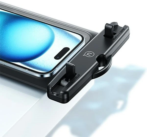 USAMS Atsparus vandeniui Dėklas Double 6.7″IP68 juodos spalvos FSD1401 (YD014)