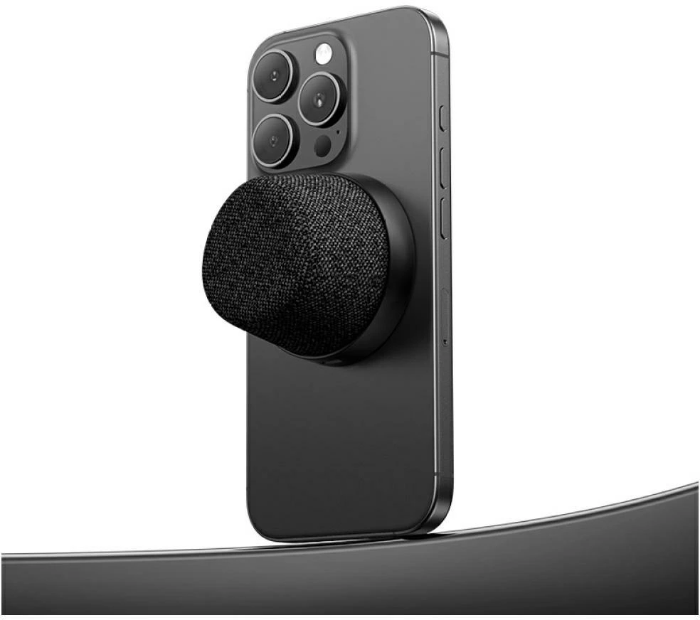 USAMS YX016 speaker magnetic Bluetooth juodos spalvos