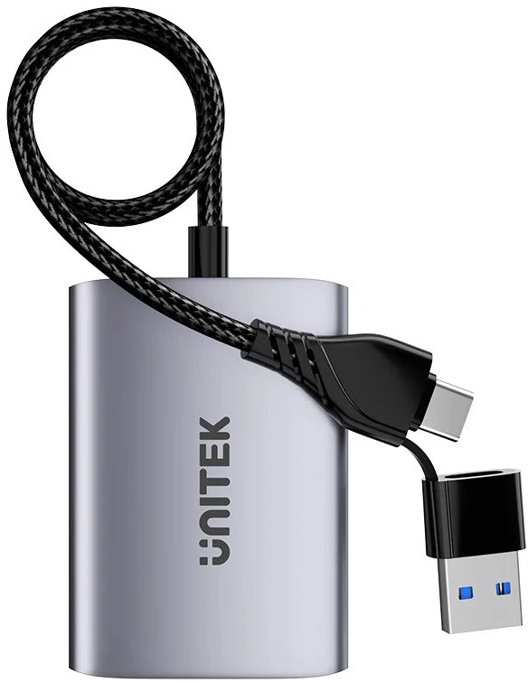 „Unitek“ adapteris USB/C/A su 2 HDMI MST FullHD
