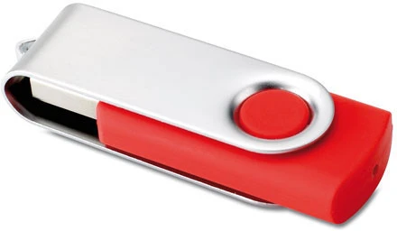 USB atmintinė TECHMATE, 4GB, raudonos spalvos
