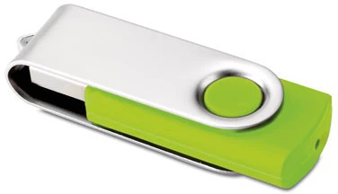 USB atmintinė TECHMATE, 8GB, laimo spalvos