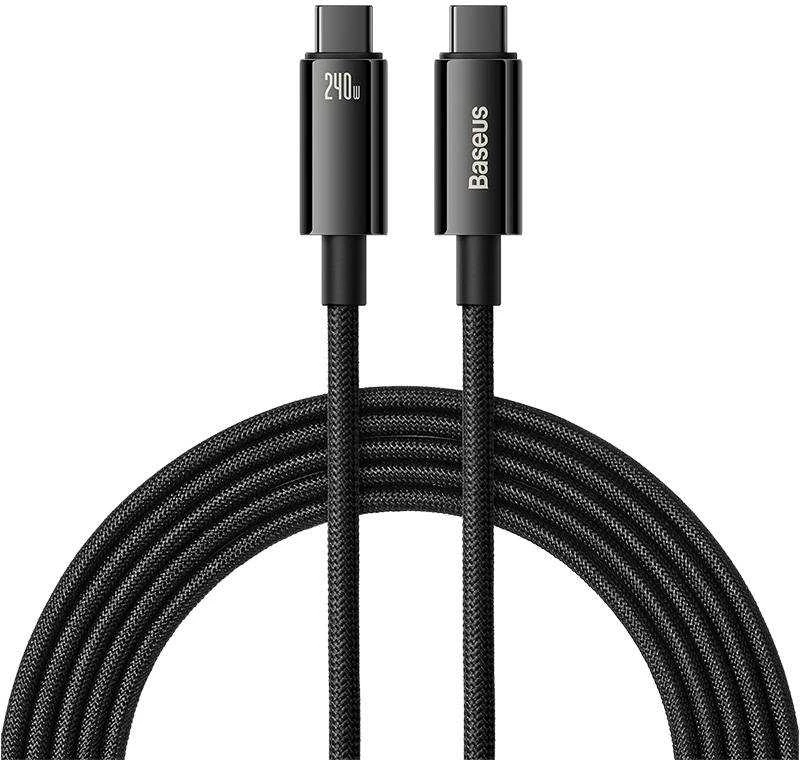 Baseus USB-C USB-C kabelis Tungsten Gold 240W 3m