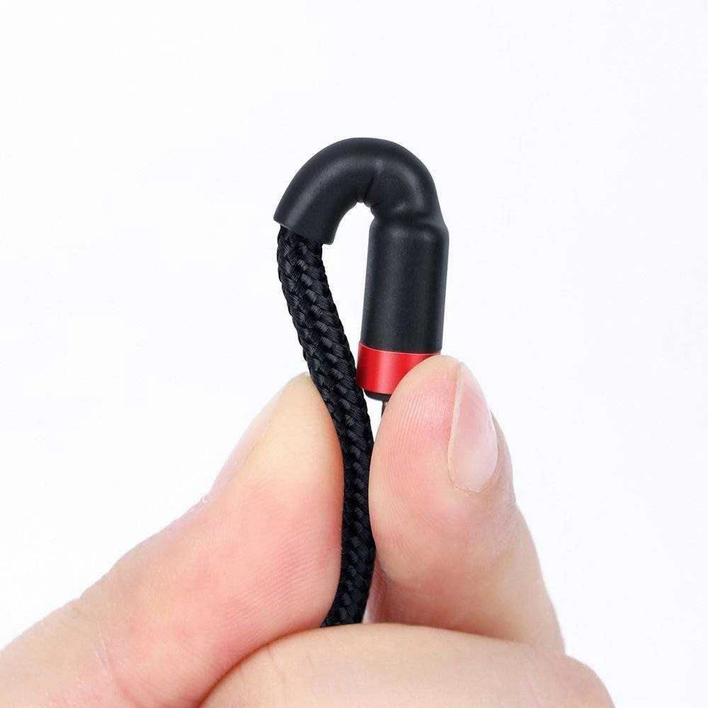 Kabelis Baseus USB2.0 C-USB C kištukas 1 m, su nailoniniu šarvu Cafule, raudonas/juodas