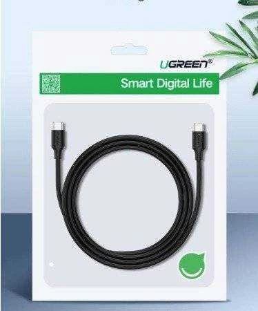 UGREEN USB-C PD maitinimo kabelis 60W 1m - Juodas
