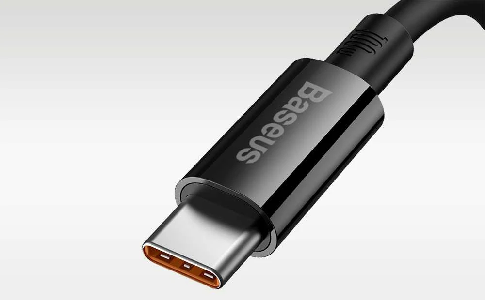 USB laidas per USB-C Baseus Superior 100W 1m (juodas)
