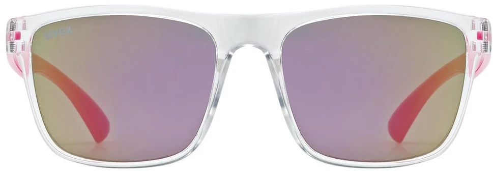 Akiniai Uvex rookie clear-pink / mirror pink