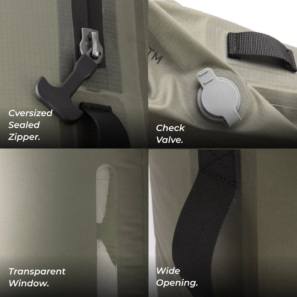Vacuum Bags Flextail EzyPack laikymo krepšys S, žalias